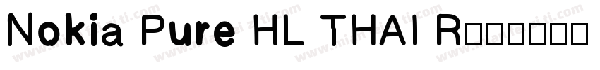 Nokia Pure HL THAI R字体转换